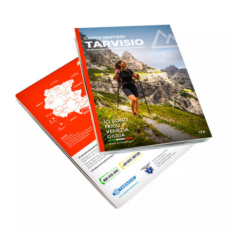 Carta dei sentieri di Tarvisio per trekking ed escursioni in montagna