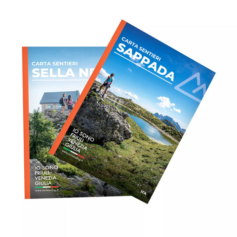 Carte dei sentieri di Sappada e Selle Neves per escursionismo e trekking