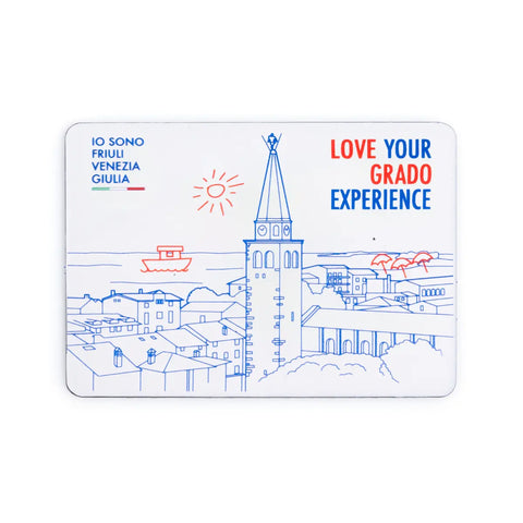 Magnete da frigo con la rappresentazione della Basilica di Sant'Eufemia di Grado