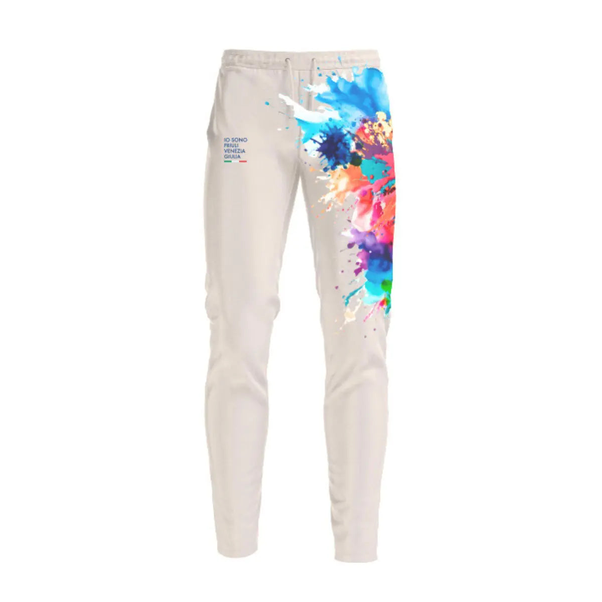 Pantalone tuta bianco unisex linea COLORS – PromoTurismoFVG